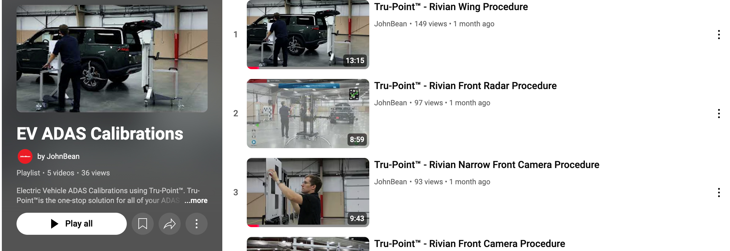 You are currently viewing New John Bean Video Series Highlights ADAS Service and Repair Procedures for Rivian Electric Vehicles